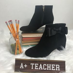 Kate Spade Langley SUEDE BOW BOOTIES